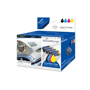 MediaRange Combo-Pack für T0891-94 - 2x BK /1x C/M/Y (MRET89)