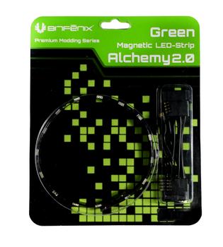 BITFENIX Alchemy 2.0 Magnetic LED-Strip - 12cm, 6 LEDs, grün (BFA-MAG-12GK6-RP)