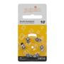 JUPIO Hearing Aid 10 Zinc Air Yellow PR70 6 pcs