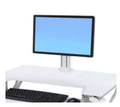 ERGOTRON WORKFIT SINGLE LD MONITOR KIT WHITE ACCS (97-935-062 $DEL)