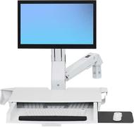ERGOTRON STYLEVIEW SIT-STAND COMBO ARM WORKSURFACE BRIGHT WHITE CRTS