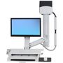 ERGOTRON STYLEVIEW SIT-STAND COMBO SYST WORKSURFACE BRIGHT WHITE CRTS