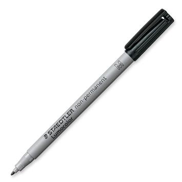 Staedtler Lumocolor OHP Pen Non-Permanent Medium 1.0mm Line Black (Pack 10) - 315-9 (315.9)
