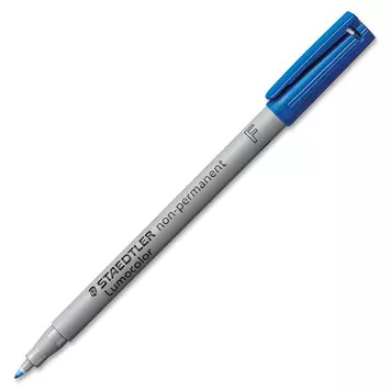 Staedtler Lumocolor 316 - Markør - ikke-permanent - blå - vandbaseret blæk - 0.6 mm - fin (316.3)