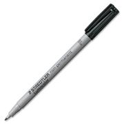 STAEDTLER Lumocolor OHP Pen Non-Permanent Fine 0.6mm Line Black (Pack 10) - 316-9