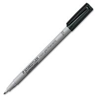 Staedtler Lumocolor OHP Pen Non-Permanent Fine 0.6mm Line Black (Pack 10) - 316-9