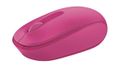 MICROSOFT Microsoft® Wireless Mobile Mouse 1850 Win7/8 EN/ DA/ FI/ DE/ IW/ HU/ NO/ PL/ RO/ SV/ TR EMEA 1 License Magenta Pink (U7Z-00064)