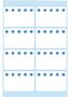HERMA Deep-freeze labels Herma 26x40mm white crystals 56 pcs.