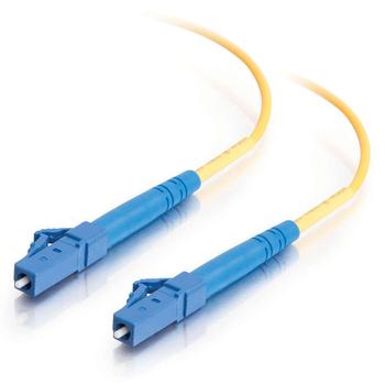 C2G LC-LC 9/125 OS1 Duplex Singlemode PVC Fiber Optic Cable (LSZH) - Patch-kabel - LC enkelläge (hane) till LC enkelläge (hane) - 20 m - fiberoptisk - duplex - 9 / 125 mikrometer - OS1 - halogenfri - gul (85611)