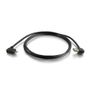 C2G USB 2.0 A Right Angle to Micro-USB B Right Angle Cable - USB-kabel - mikro-USB typ B (hane) till USB (hane) - 2 m - 90° anslutning,  right-angled connector - svart (81705)