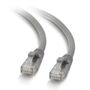 C2G Enhanced Cat5E 350MHz Snagless Patch Cable - Koblingskabel - RJ-45 (hann) - RJ-45 (hann) - 2 m - CAT 5e - støpt, tvinnet, taggløs, booted - grå (83143)