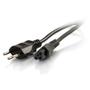 C2G Swiss Laptop Power Cord - Stromkabel - IEC 60320 C5 zu SEV 1011 (M) - Wechselstrom 250 V - 2 m - geformt - Schwarz - Schweiz