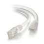 C2G Cbl/0.3M Moulded/Booted WHT CAT5E UTP