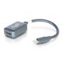 C2G G 20cm Mini DisplayPort to HDMI Adapter - Thunderbolt to HDMI Converter M/F - Black - DisplayPort cable - Mini DisplayPort (M) to HDMI (F) - 20 cm - black (84313)