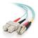 C2G SC-SC 10Gb 50/125 OM3 Duplex Multimode PVC Fiber Optic Cable (LSZH) - Nätverkskabel - SC-läge (multi-mode) (hane) till SC-läge (multi-mode) (hane) - 2 m - fiberoptisk - duplex - 50/125 mikron - OM3 - 