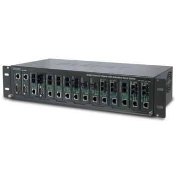 PLANET 15-SLOT MEDIA CONVERTER CHASSIS (DC POWER)                       IN WRLS (MC-1500R48)
