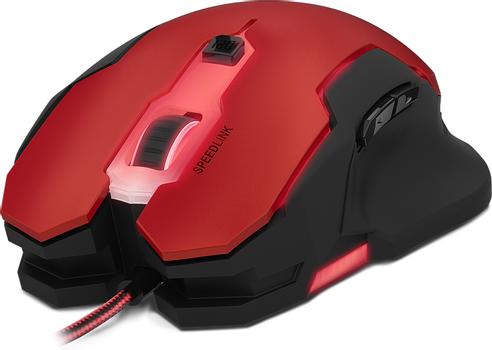 SPEEDLINK SVIPA Gaming Mouse red-black (SL-680000-BKRD)