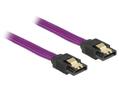 DELOCK SATA 6 Gb/s Cable 30 cm violet