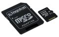 KINGSTON 64GB MICROSDXC CANVAS SELECT 80R CL10 UHS-I CARD + SD ADAPTER (SDCS/64GB)