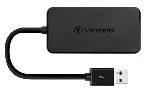 TRANSCEND HUB2 - Hub - 4 x SuperSpeed USB 3.0 - desktop (TS-HUB2K)