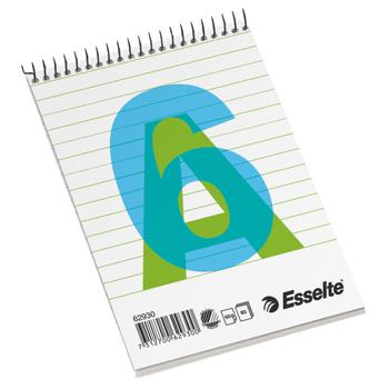 ESSELTE Spiral pad (top) A6 Ruled 60g/80 sheets (62930*10)
