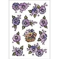 HERMA Sticker DECOR pansy heads (3818*10)