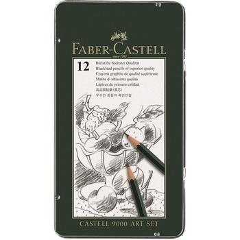 FABER-CASTELL Faber-Castel Art-Set lyijykynä 9000/ 8B-2H,  12kpl/ras (119065)