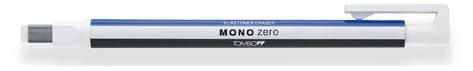 TOMBOW Viskelæder pen MONO Zero 2.5 x 5 mm hvid (EH-KUS*5)