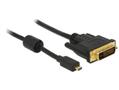 DELOCK HDMI cable Micro-D male > DVI 24+1 male 1 m