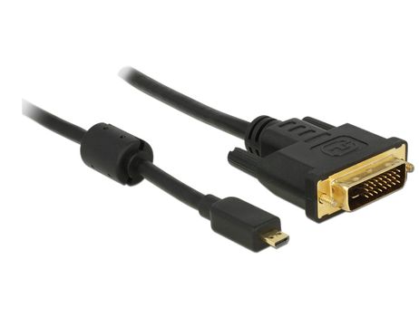 DELOCK HDMI Kabel HDMI micro D -> DVI(24+1) St/St 1.00m (83585)