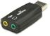 MANHATTAN Sound Adapter USD 3D schwarz