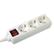 VALUE VALUE Power Strip 3-way With Switch. CEE7/4 outlet Factory Sealed
