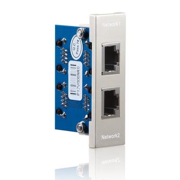 PURELINK RJ45 2x wallplate -, PureID Series. (ID-WP-MOD-ET)