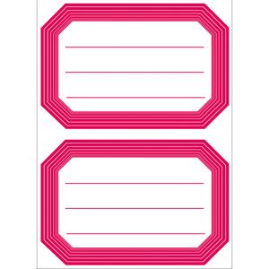 HERMA Etiketter HERMA Vario med ramme rød 55x82mm (5712*10)