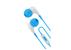 CYGNETT Wired headphones w/ built-in mic White/ Blue