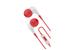 CYGNETT Wired headphones w/ built-in mic White/Red