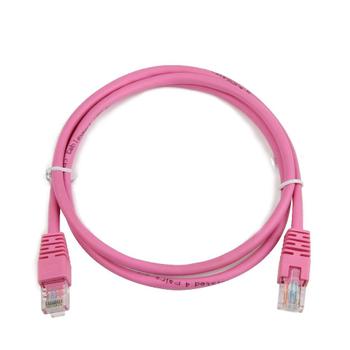 GEMBIRD patchcord RJ45, cat.5e, UTP, 0.5m, pink (PP12-0.5M/RO)
