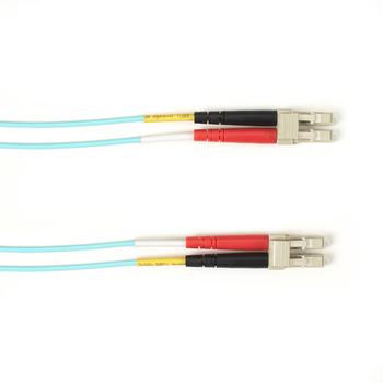 BLACK BOX FO Patch Cable Color Multi-m OM4 - Aqua LC-LC 1m Factory Sealed (FOLZHM4-001M-LCLC-AQ)