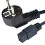 GEMBIRD euro plug to C19 socket power cord, 1.8 m, 16A