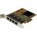 STARTECH 4-Port PCIe Gigabit Network Adapter Card