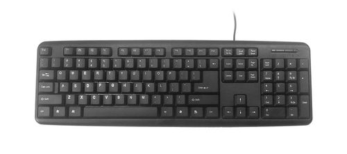 GEMBIRD KB-U-103 Standard keyboard USB, US layout, black (KB-U-103)