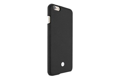 JUST MOBILE Quattro Back - Exquisite Leather C,ase for iPhone 6s - Black (LC-168BK)