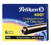 PELIKAN Ink cartridges TP6 Black 6/box