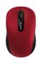 MICROSOFT Bluetooth Mobile Mouse 3600 - Mus - höger- och vänsterhänta - optisk - 3 knappar - trådlös - Bluetooth 4.0 - mörkröd (PN7-00013)