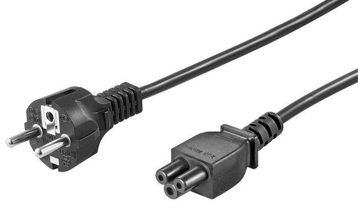 Goobay - Strøm IEC 60320 C5 Strøm CEE 7/7 (male) Sort 1.8m