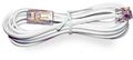 LinkIT Teleledning Hvit Vegg-Apparat 2m RJ11/45 Fra RJ45 til RJ11 (6/4)