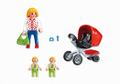 PLAYMOBIL Mother with Twin Stroller (5573)