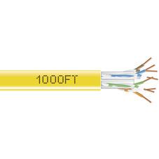 BLACK BOX Bulk Cable CAT6 UTP Solid - PVC 304.8m Yellow Factory Sealed (EYN872A-PB-1000)