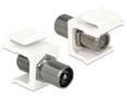 DELOCK Keystone Delock F Buchse -> IEC Stecker