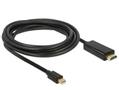 DELOCK kabel mini DP til HDMI 2m sort (83699)